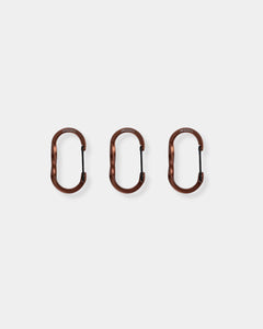 SMALL COPPER CARABINER - SET 3