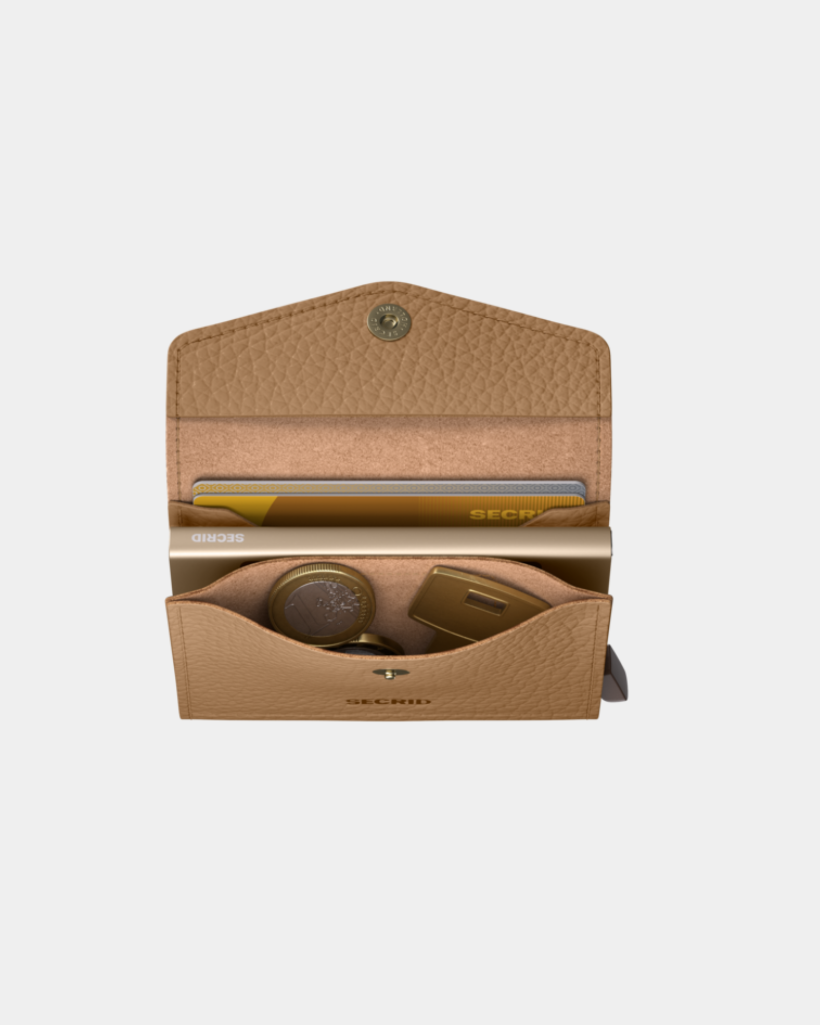 ENVELOPE WALLET - PEBBLE CAPPUCCINO