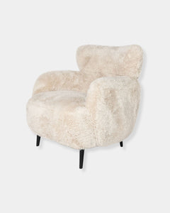 GINGER ACCENT CHAIR - DOWNY CREAM