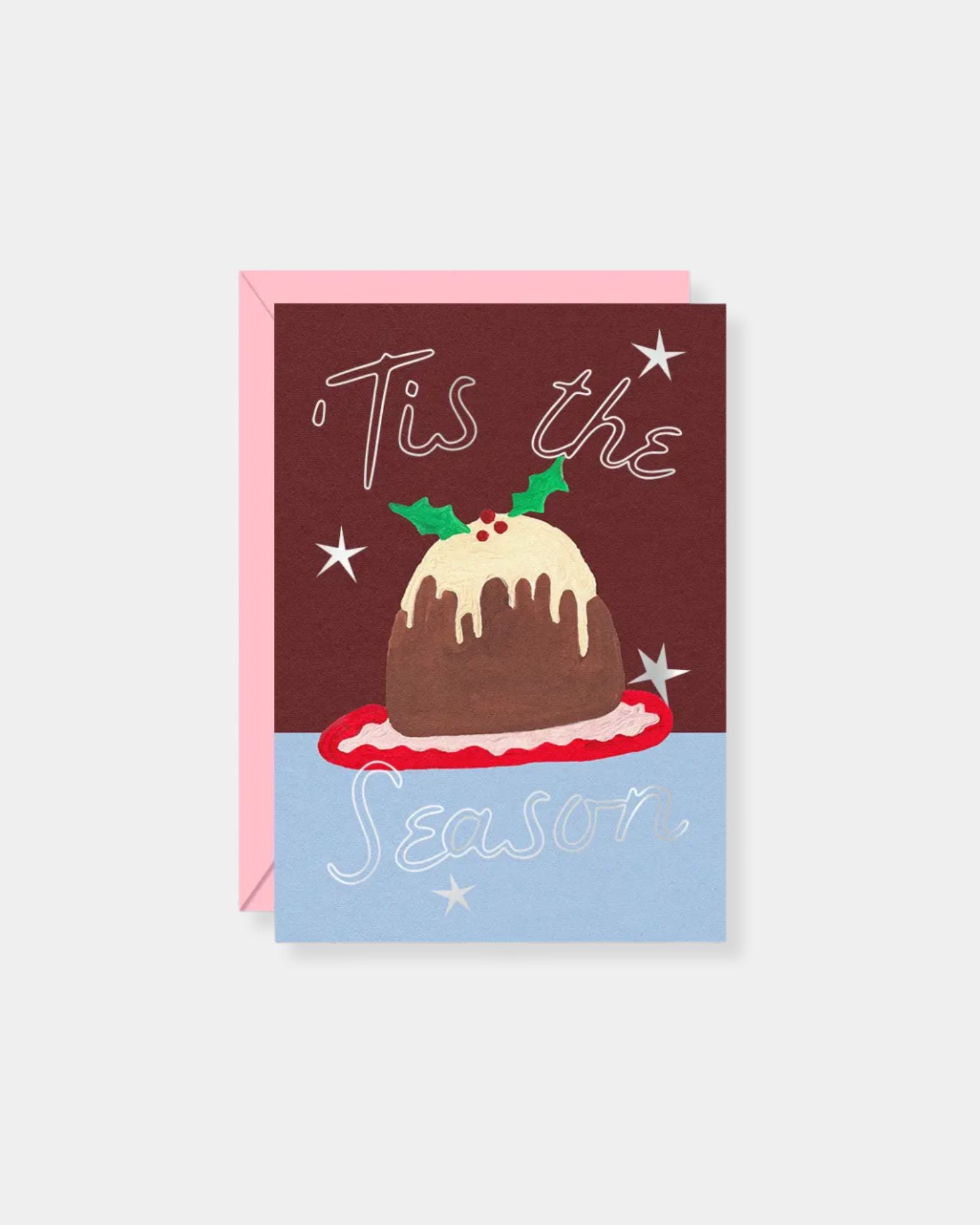 TIS THE SEASON PUDDING - CARD