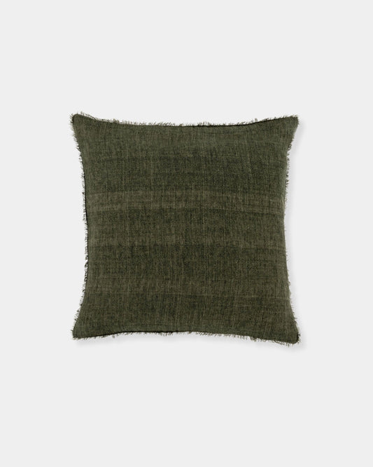 LINA LINEN 20 x 20 PILLOW - AVOCADO