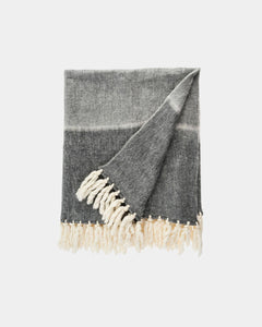 GREY MELANGE THROW