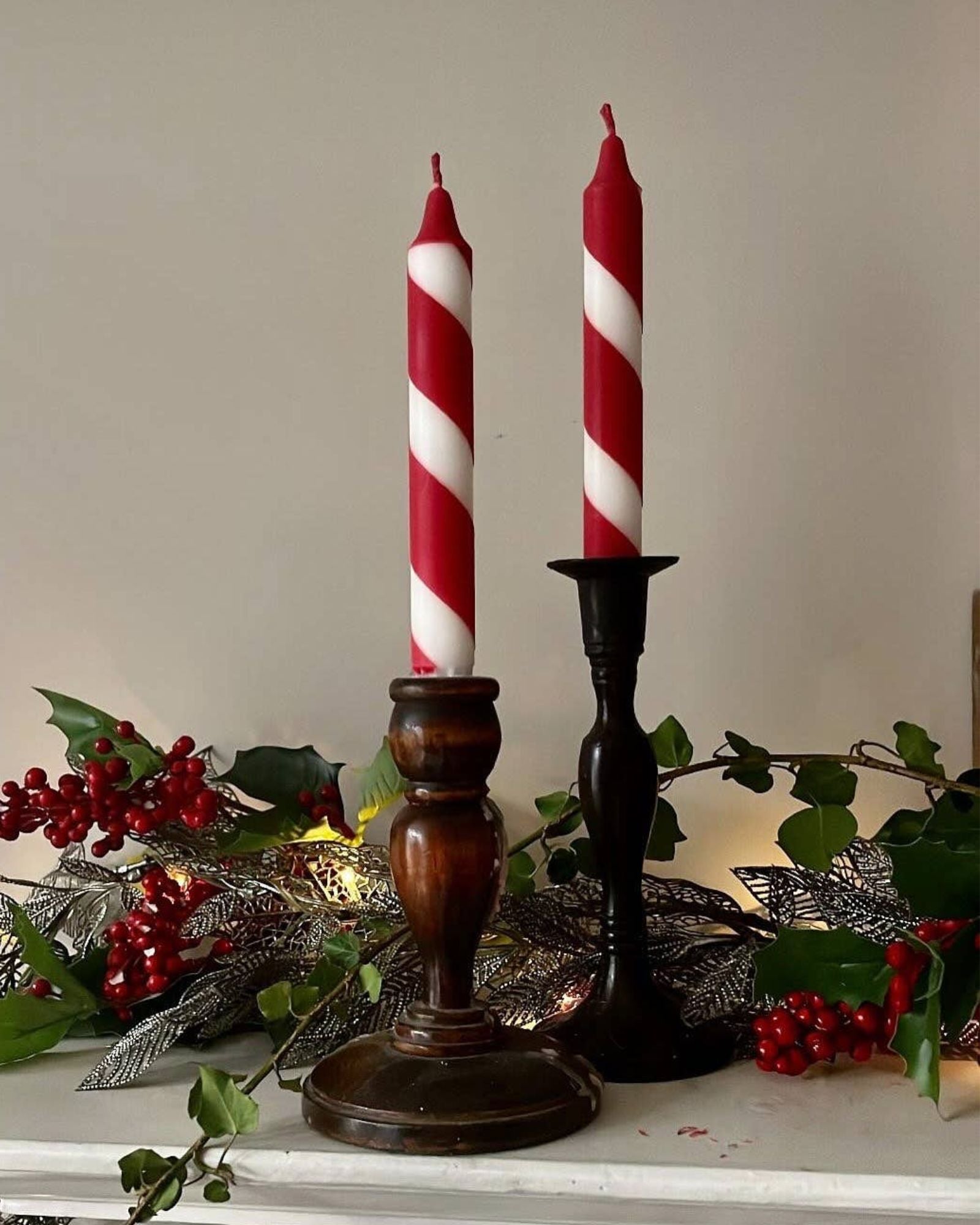 CLASSIC CANDY CANE CANDLE