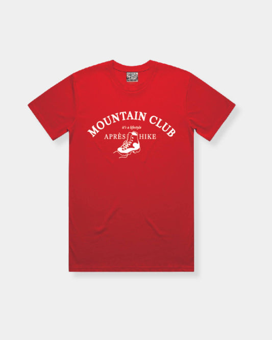 APRES HIKE T-SHIRT - RED