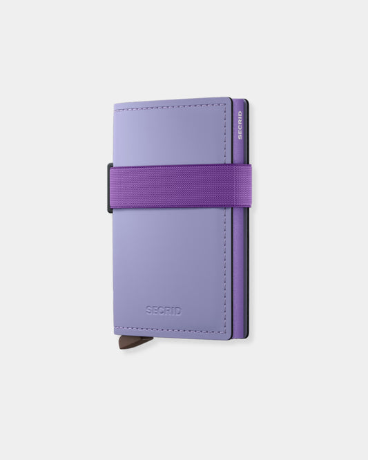 LILAC VIOLET LEATHER MATTE - BANDWALLET