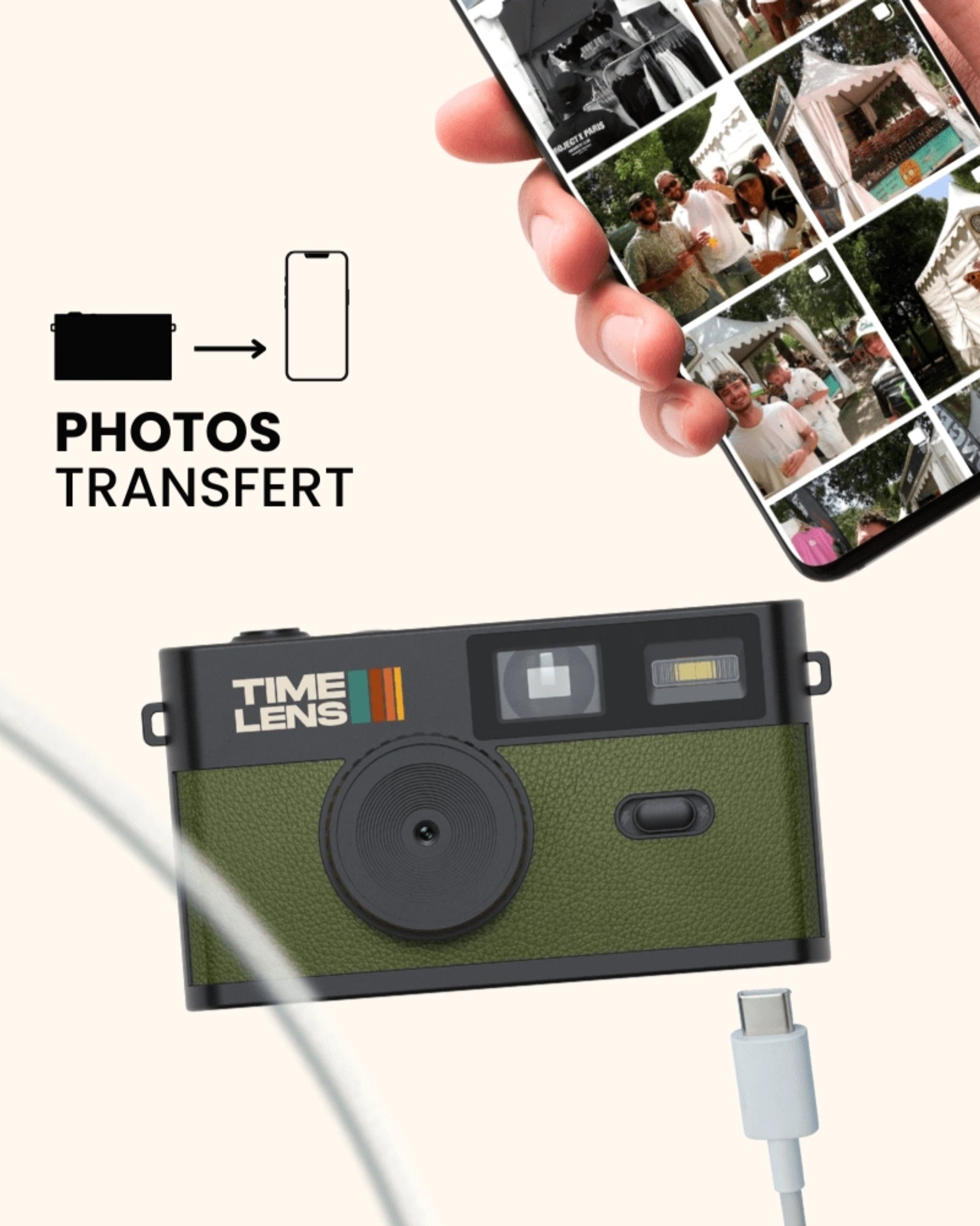 TIMELENS CAMERA - KHAKI