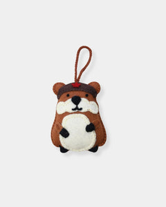 BEAVER - EMBROIDERED ORNAMENT