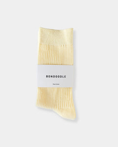 EVERYDAY COTTON CREW SOCK - YELLOW