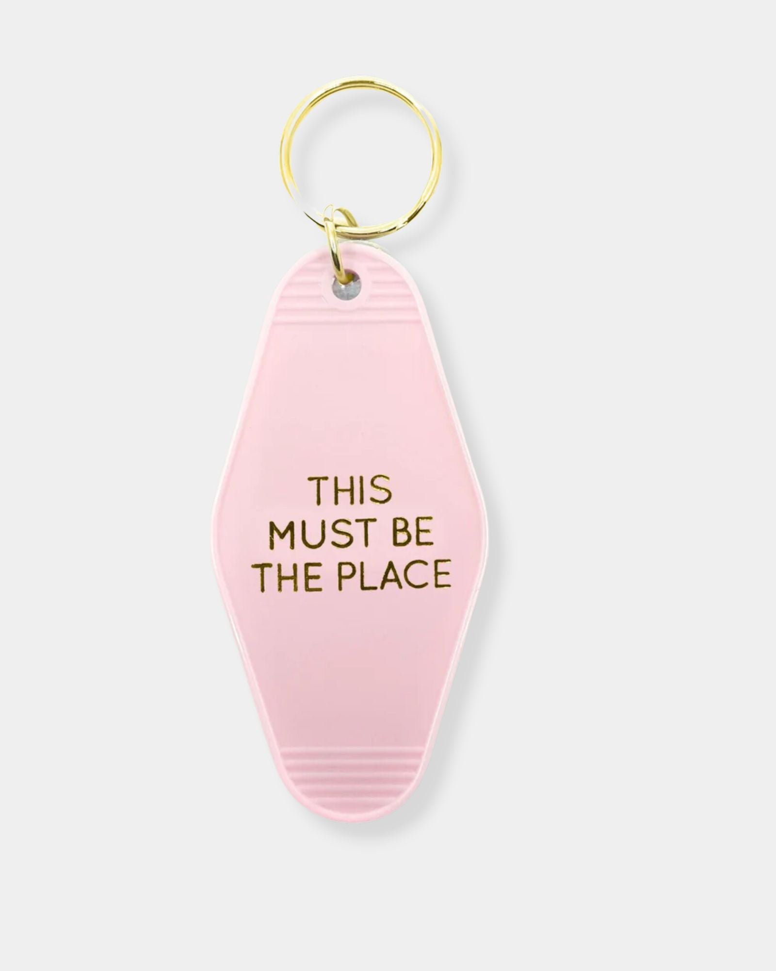 THIS MUST BE THE PLACE PINK - KEY TAG