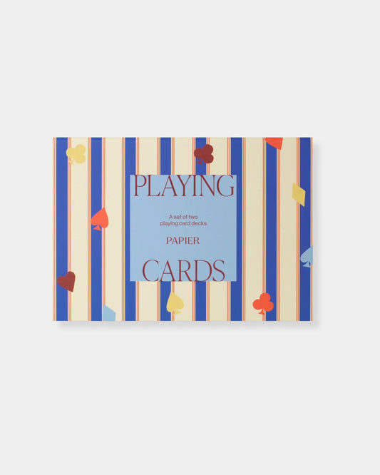SUITS & STRIPES PLAYING CARDS - SET 2