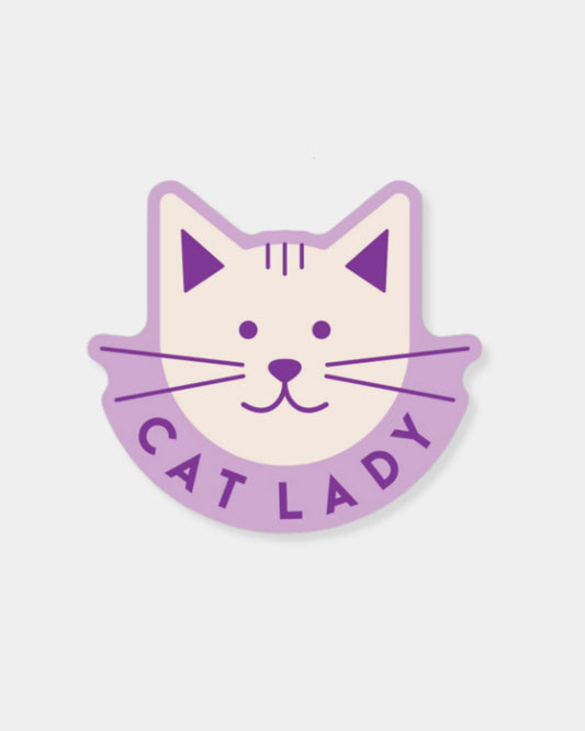 PURPLE CAT - STICKER