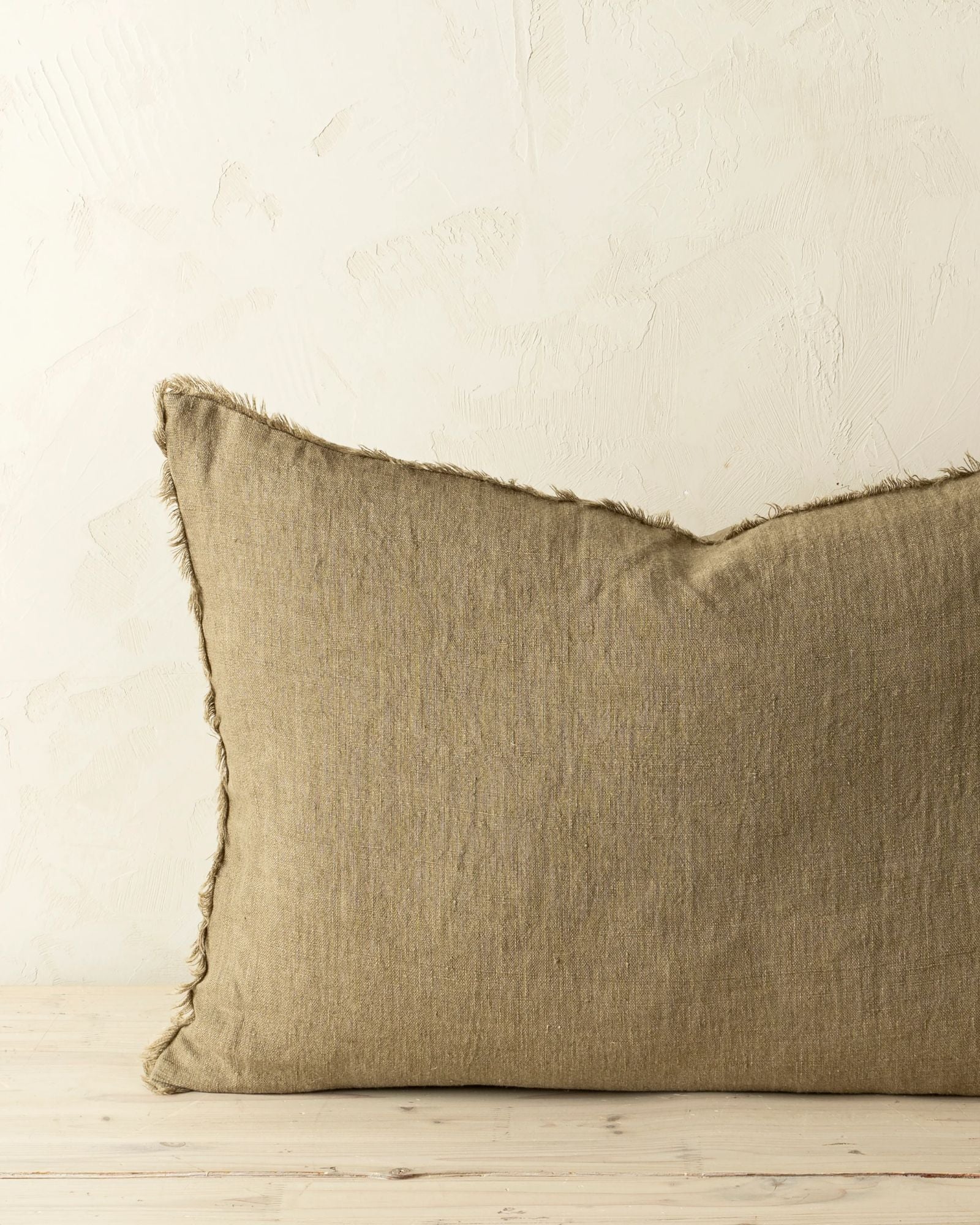 LINA LINEN 16 X 24 PILLOW - FENNEL