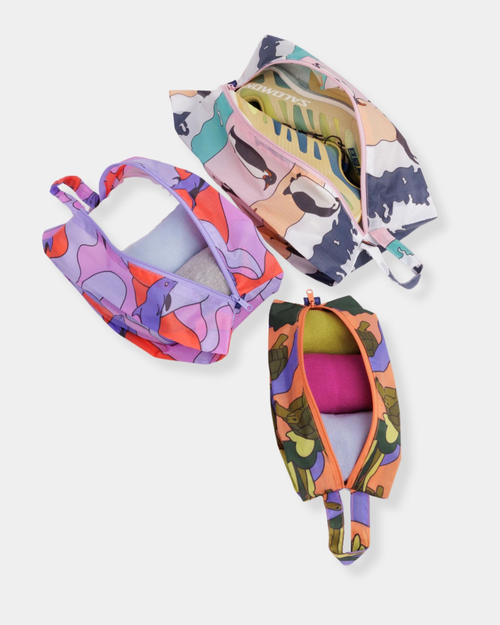 3D ZIP SET - VACATION ANIMALS