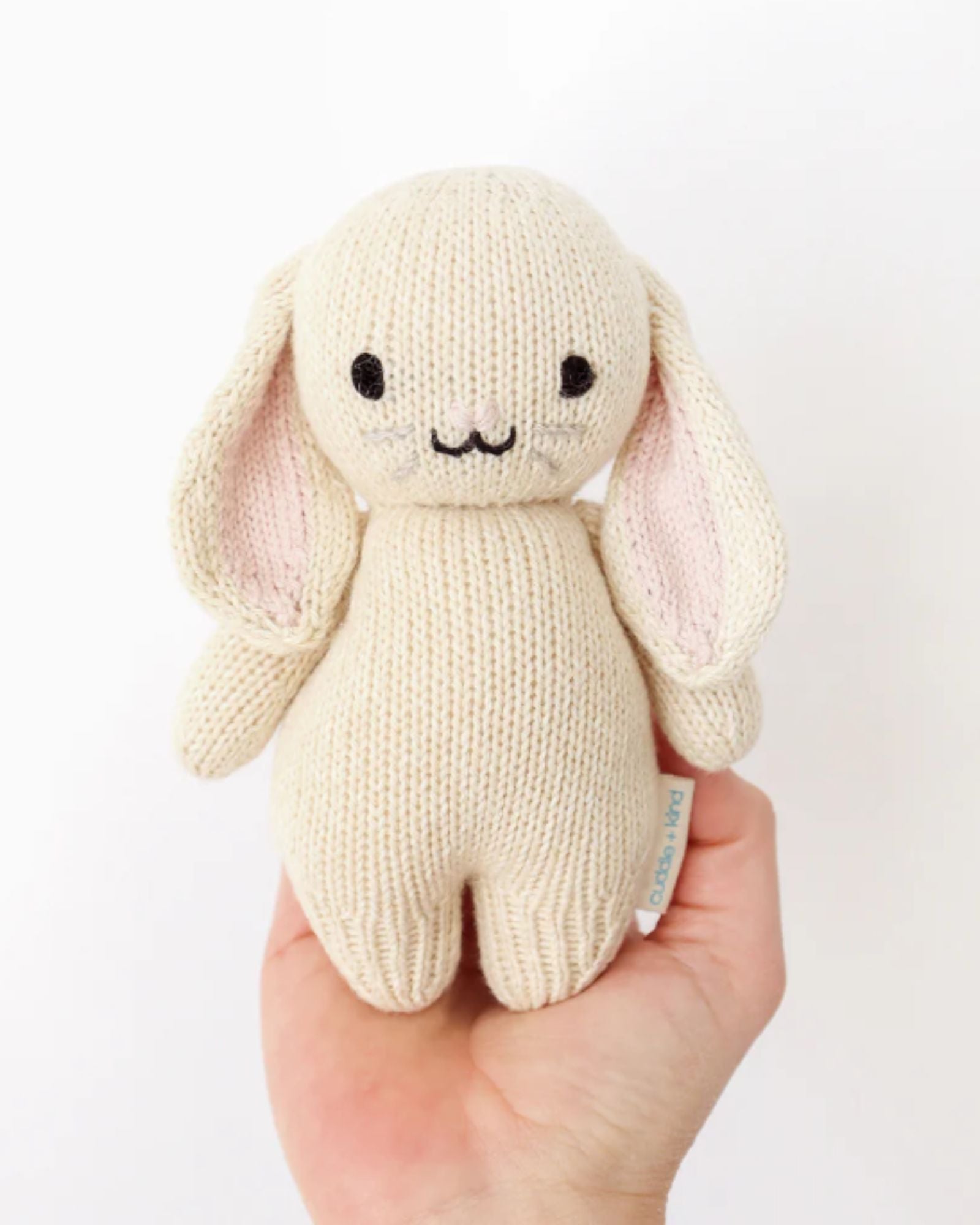 BABY BUNNY - HAND KNIT DOLL
