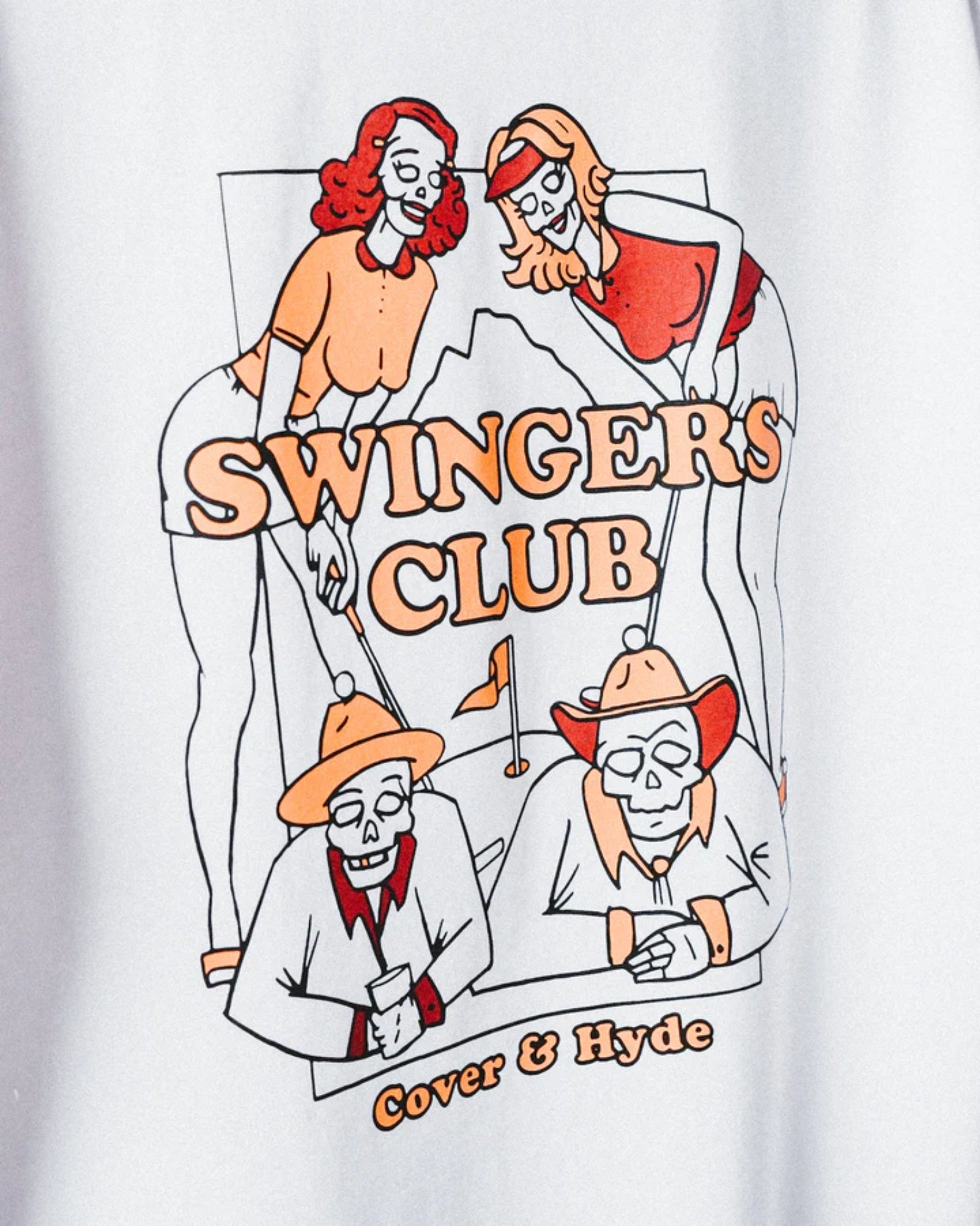 WHITE SWINGERS CLUB - TSHIRT