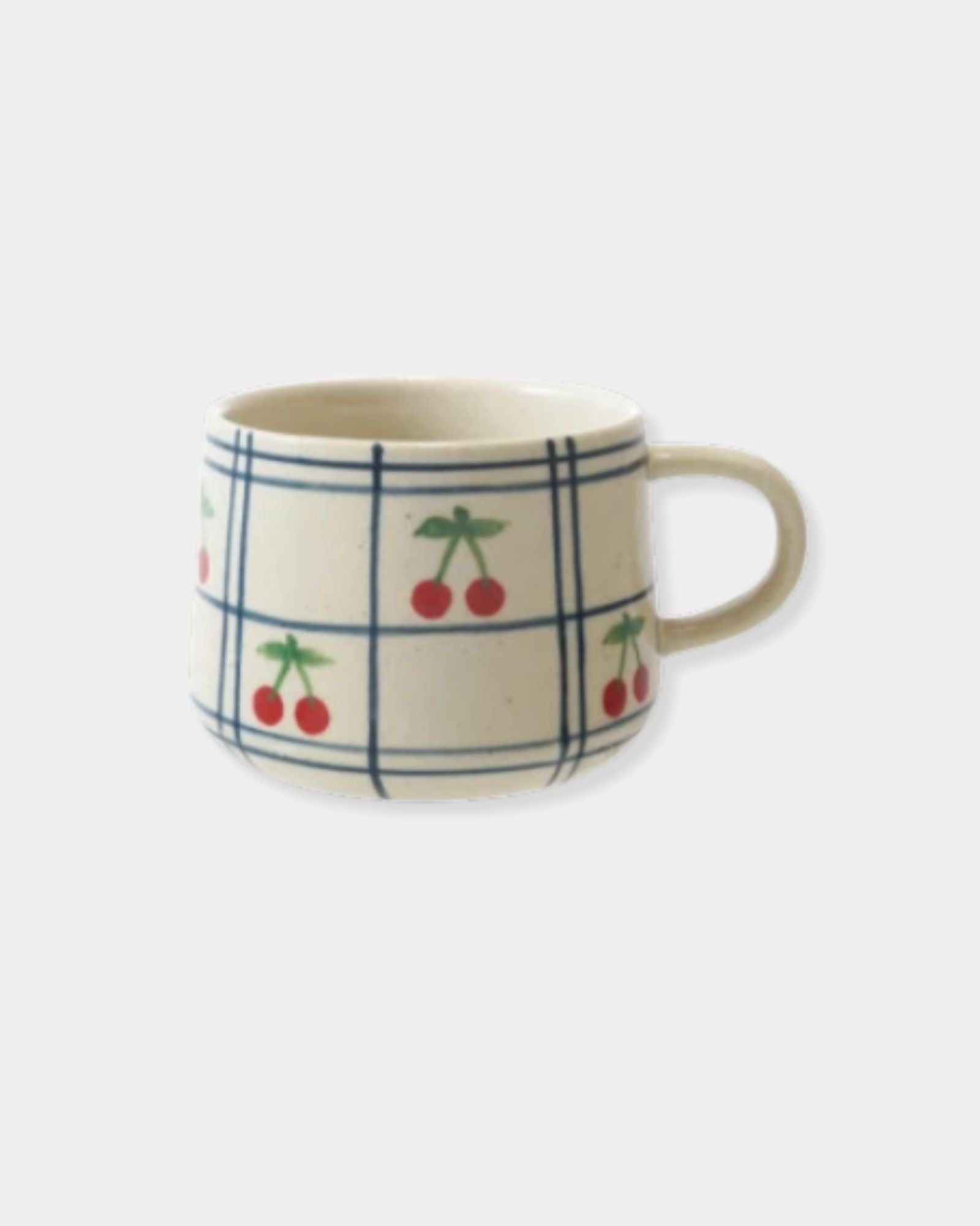 CHERRY CHECKERED MUG