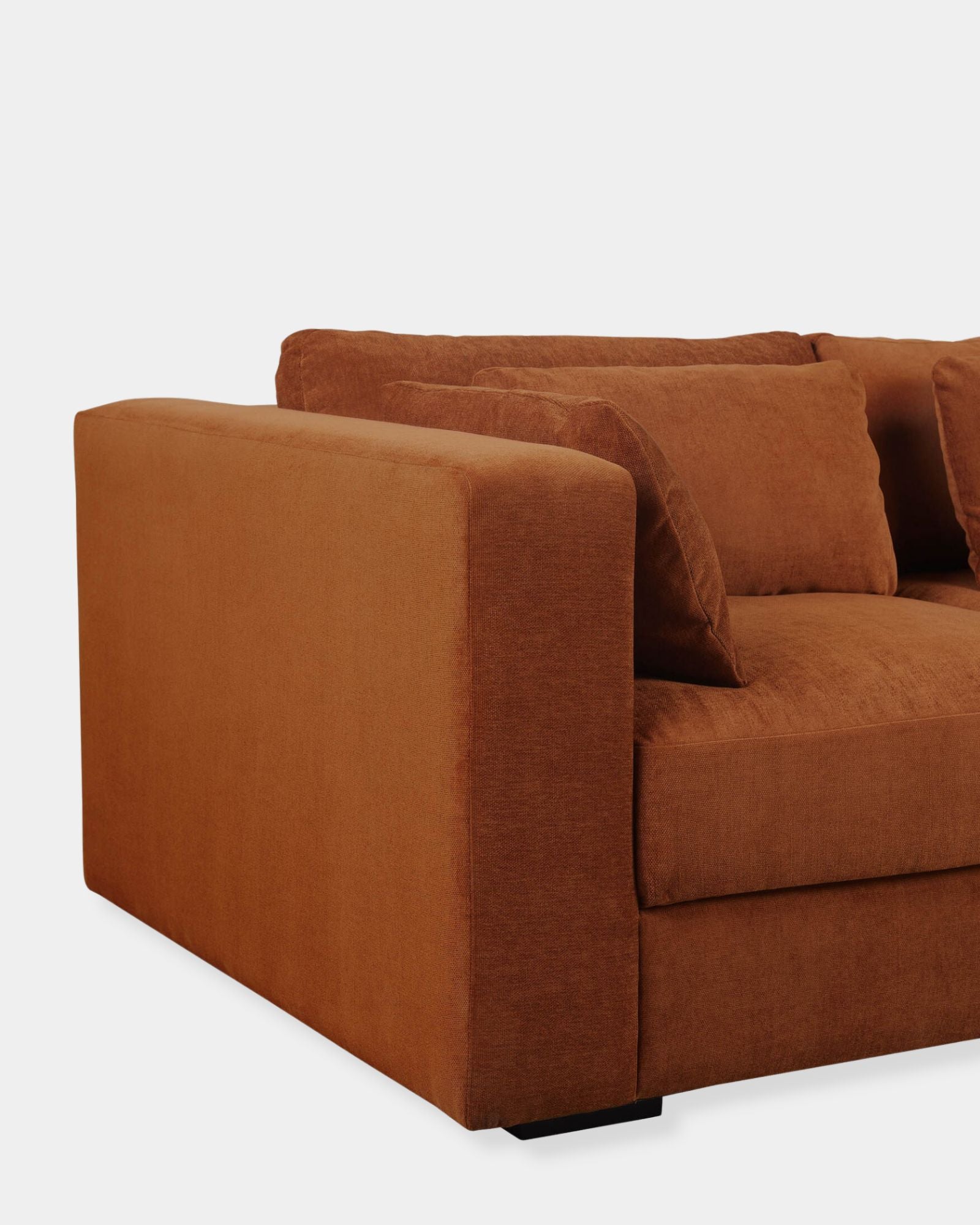 LAS VEGAS CLIVE SOFA - TERRACOTTA CHENILLE