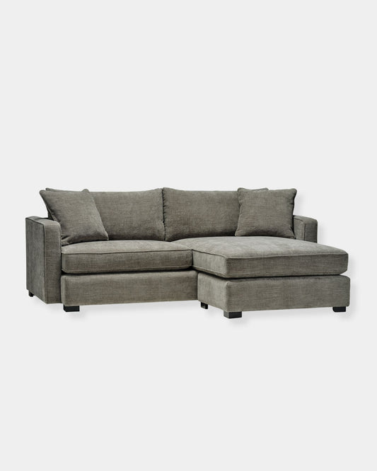 REVI SOFA W/CHAISE - BLIP LEAF