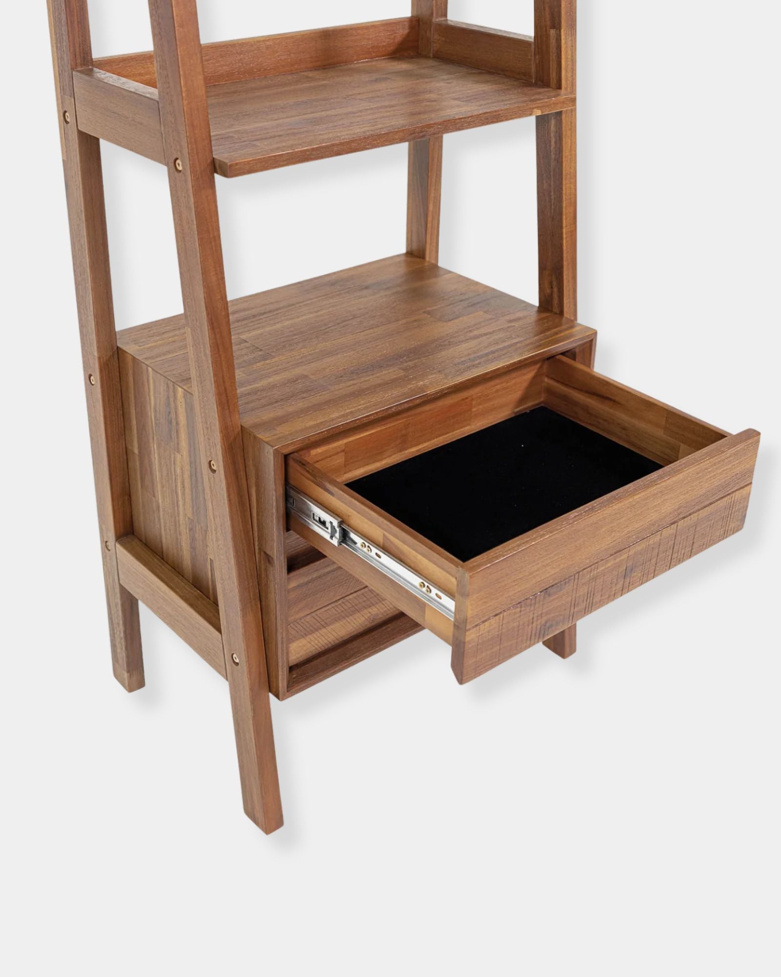 GIA BOOKCASE - WARM PECAN