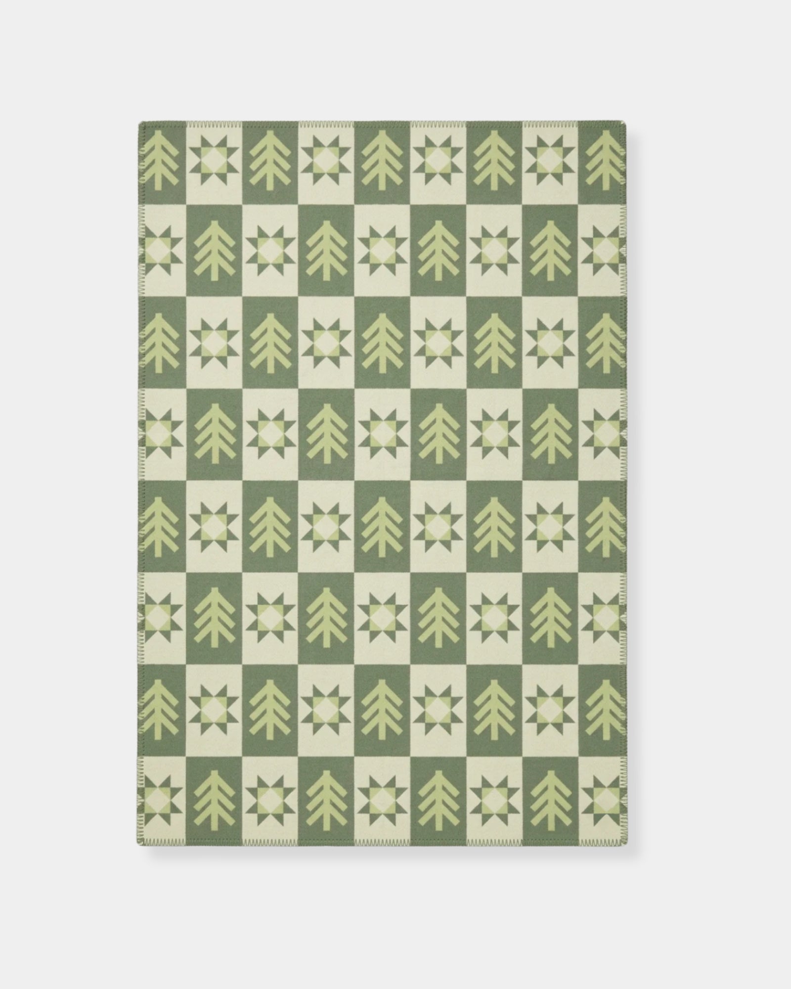 FOREST COTTAGE GREEN - BLANKET