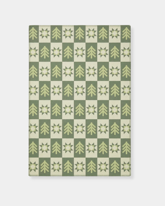 FOREST COTTAGE GREEN - BLANKET