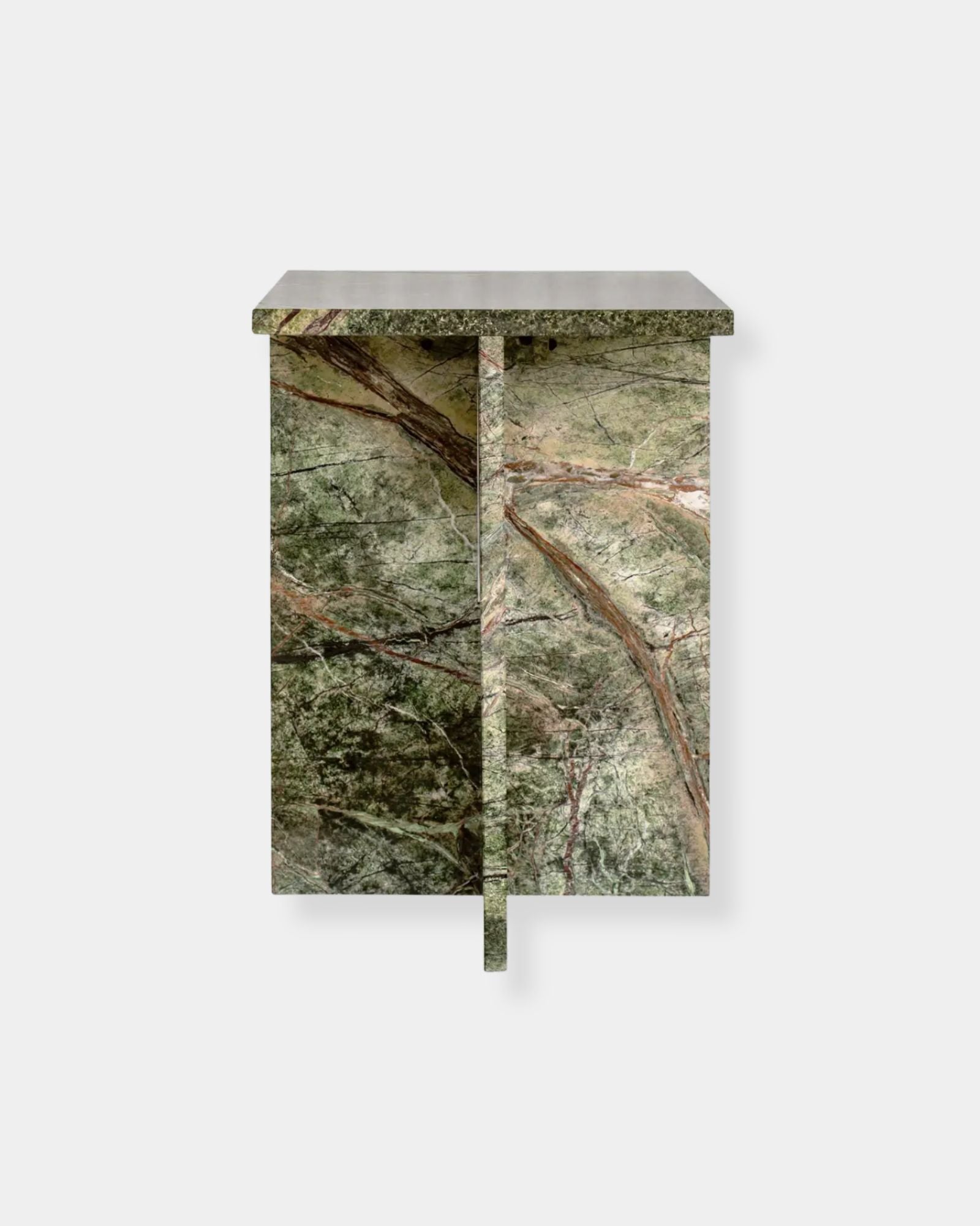 BLAIR ACCENT TABLE - RAINFOREST GREEN MARBLE