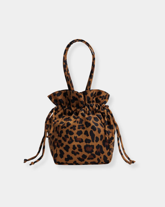 DRAWSTRING BAG - LEOPARD