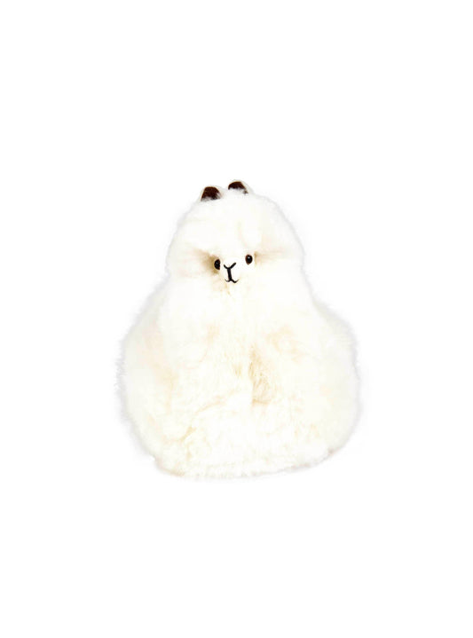 SITTING ALPACA WHITE