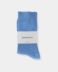EVERYDAY COTTON CREW SOCK - BLUE