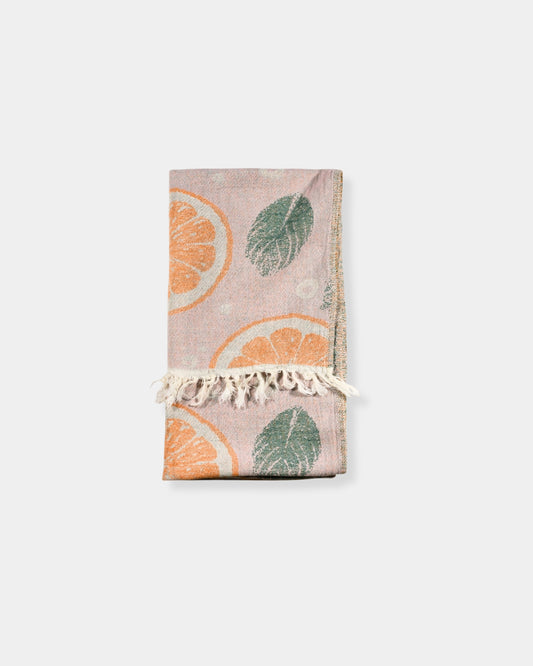 HAND TOWEL - ORANGE LEAF