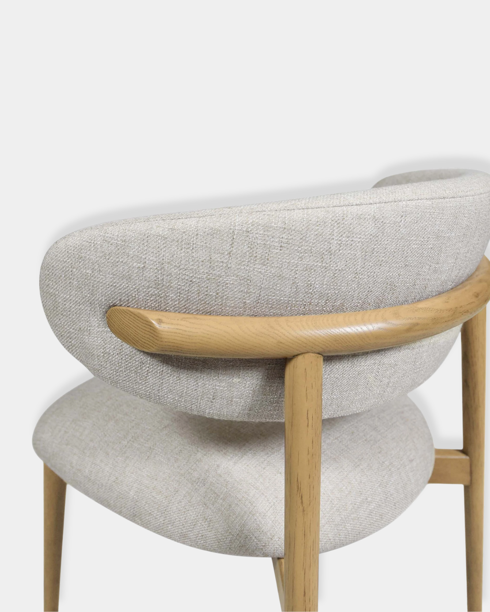 MILO CHAIR VANILLA TWEED - SET OF 2