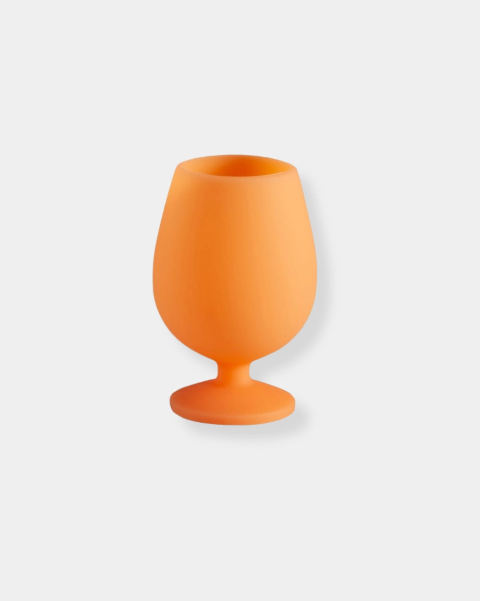 SUMMER STEMM SILICONE WINE GLASS - CANTELOPE