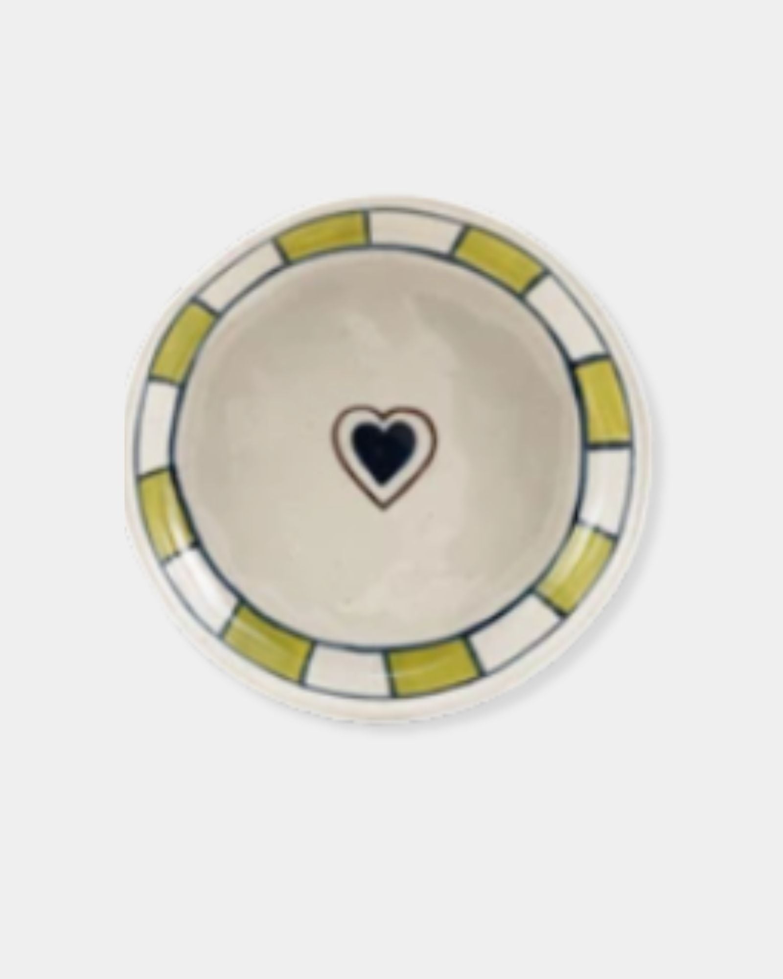 HEART CHECKERED DISH