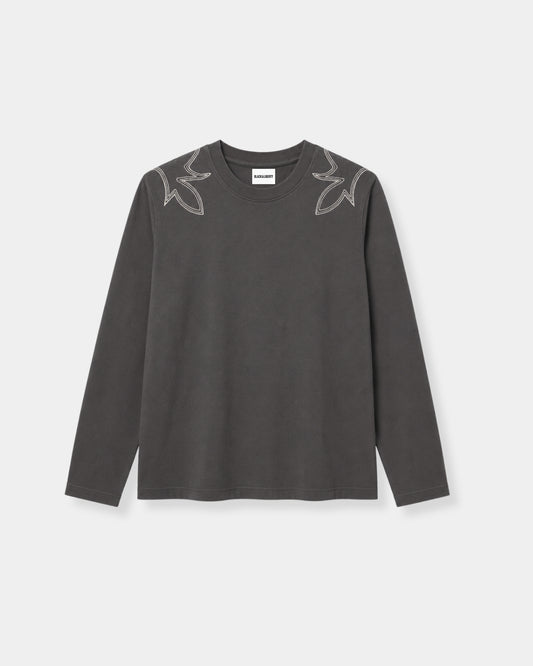 LASSO TOP - BLACK