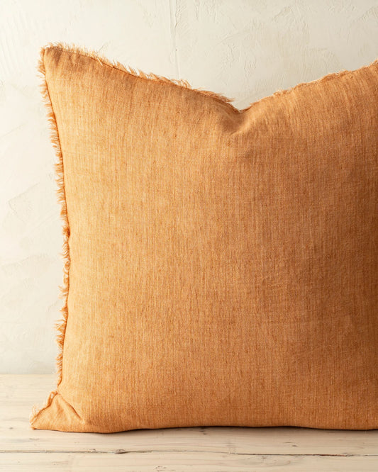 LINA LINEN 24 X 24 PILLOW - MELON