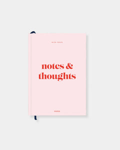 NOTES & THOUGHTS NOTEBOOK