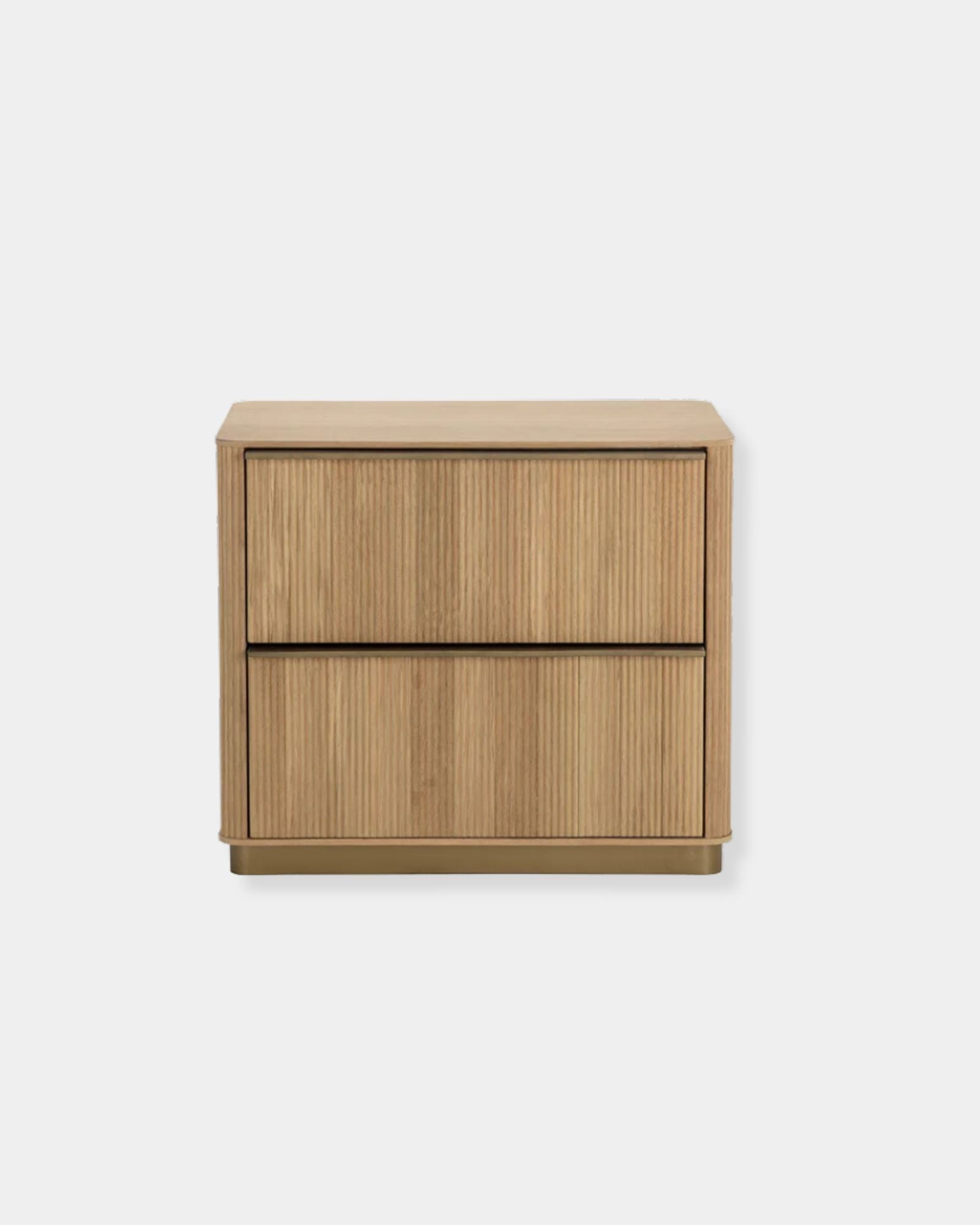 KALLA 2-DRAWER NIGHTSTAND - NATURAL