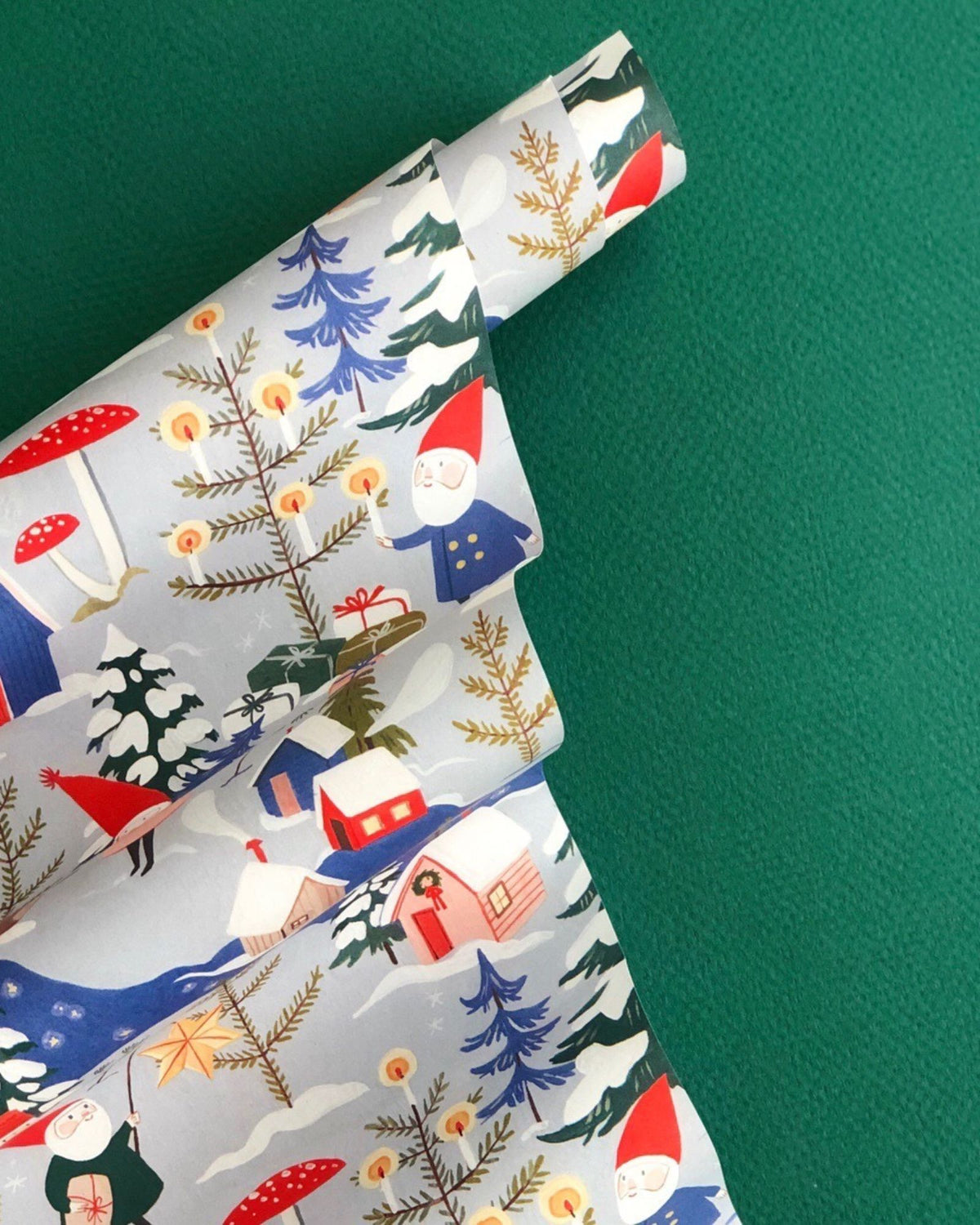 HOLIDAY GNOMES HOLIDAY WRAPPING PAPER