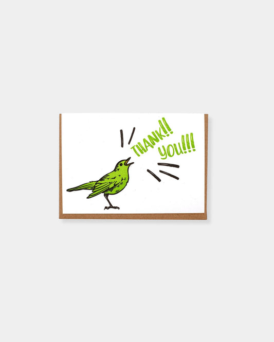 BIRDIE THANKS - CARD