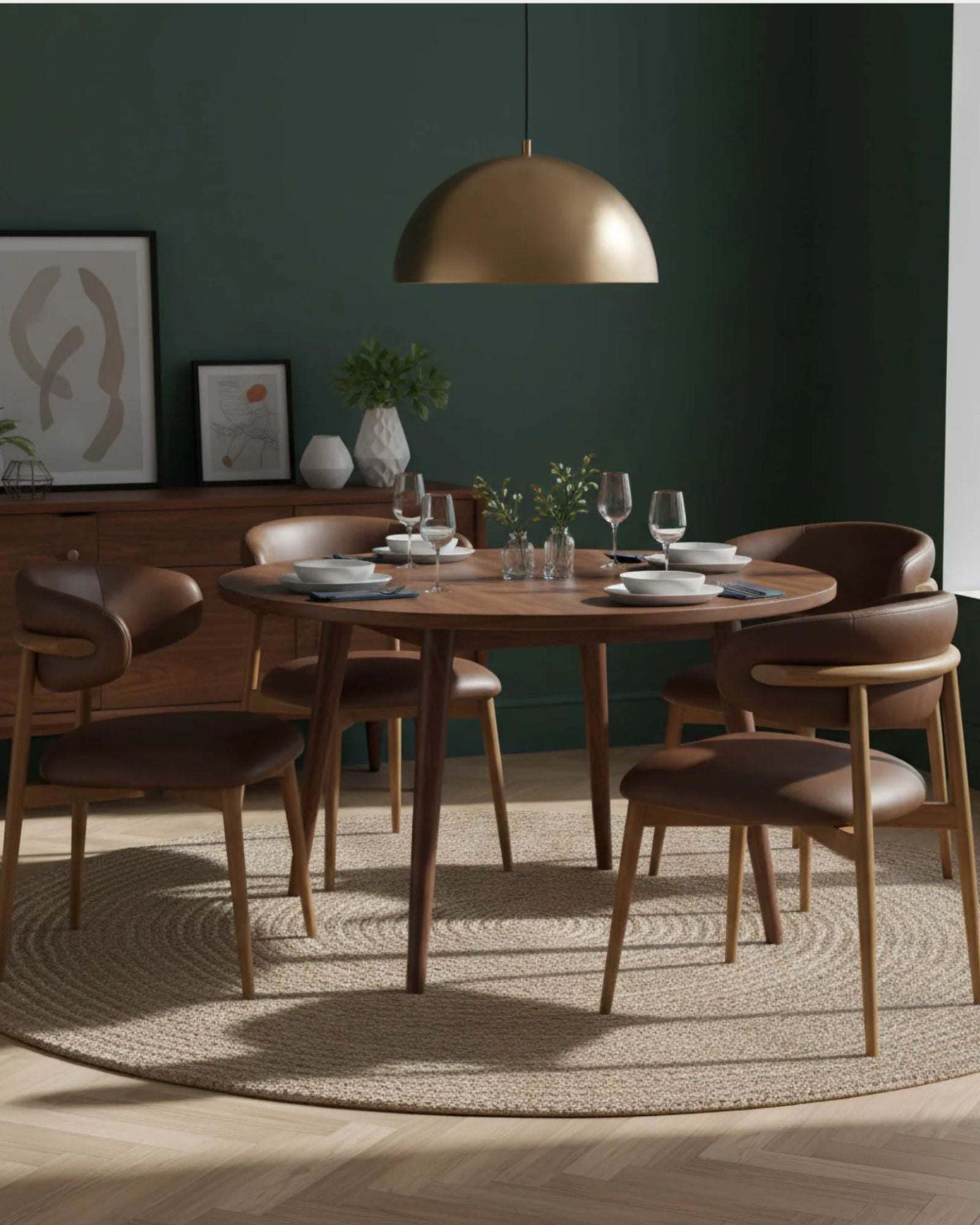 MILO CHAIR MOCHA - SET OF 2