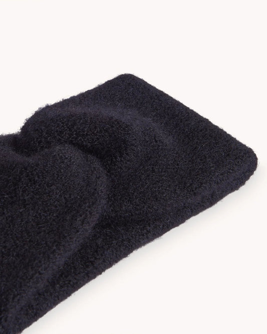TWISTED ALPACA HEADBAND - BLACK