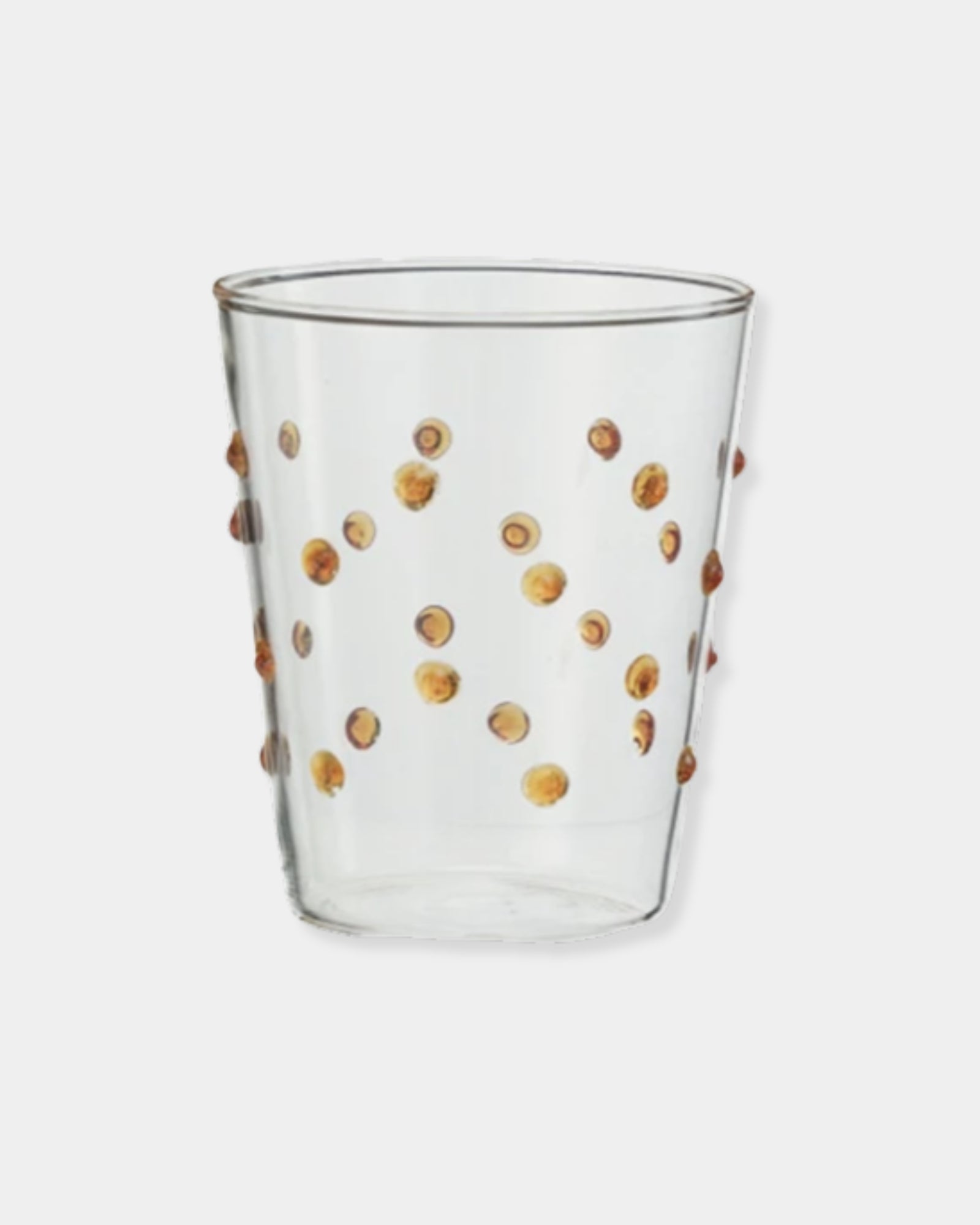 ORANGE DOT - 13oz HANDMADE GLASSWARE