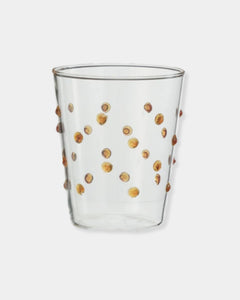 ORANGE DOT - 13oz HANDMADE GLASSWARE