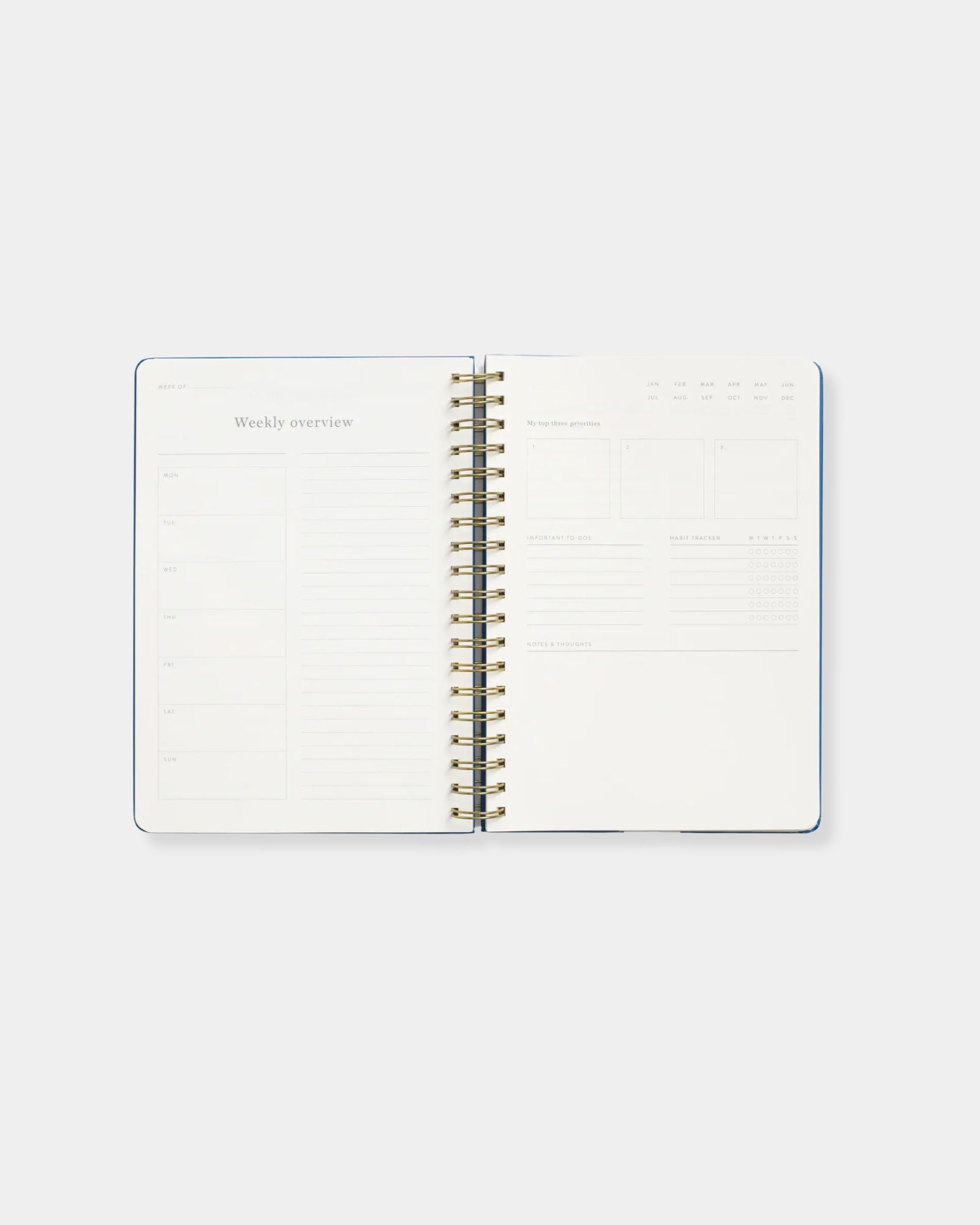 BOLD UNDATED DAILY PLANNER