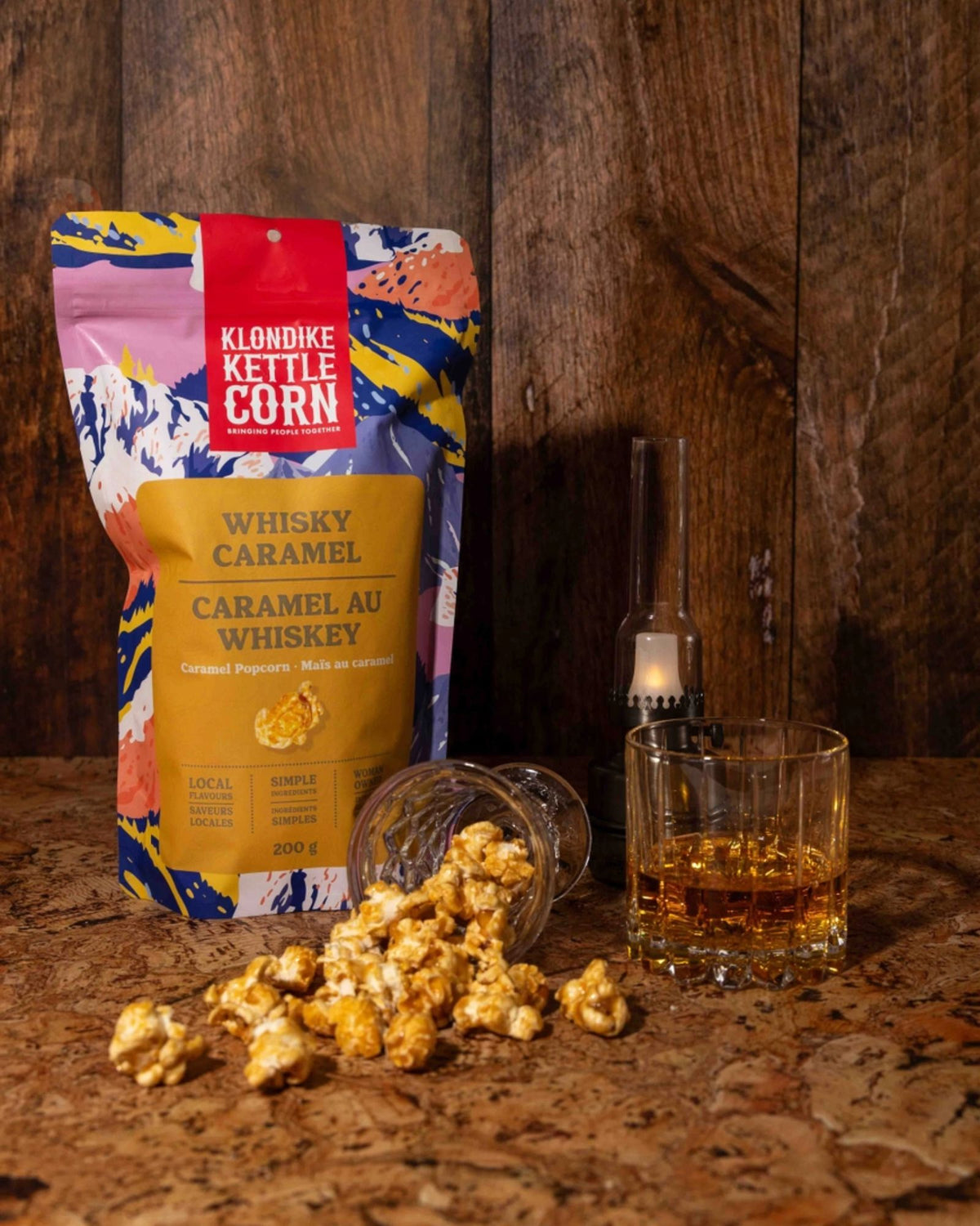 WHISKY CARAMEL POPCORON - 200g
