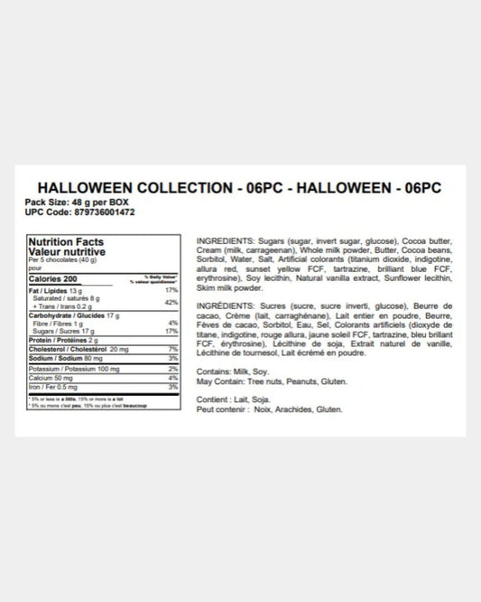 HALLOWEEN COLLECTION - 6 PIECE