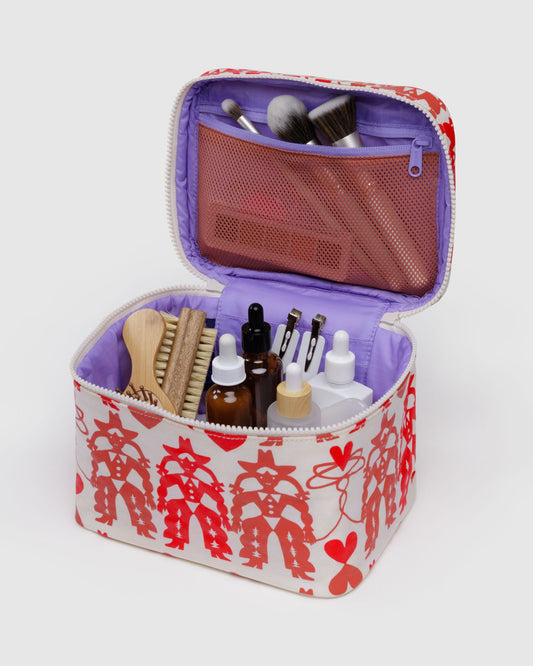 LARGE COSMETIC CASE - COWGIRL