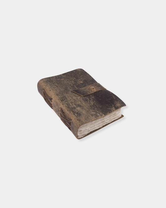 SCRATCHED LEATHER JOURNAL - SMALL