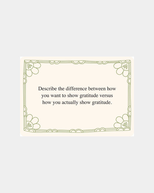 GRATITUDE WRITING PROMPT