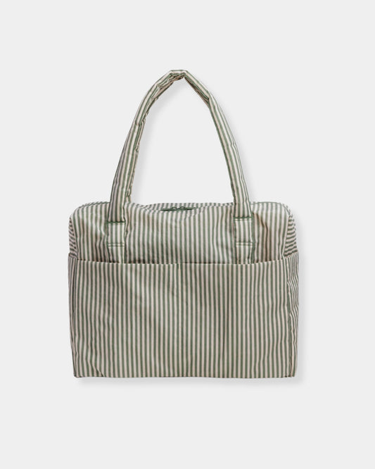 CLOUD CARRY ON BAG - SAGE STRIPE